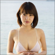 “癒し系はんなりGカップ”グラドル・岸明日香、コント番組で抜群のスタイル披露!