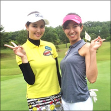 森下千里、エロ美しいゴルフウエア姿! フルスイングで揺れる美巨乳にファン大興奮