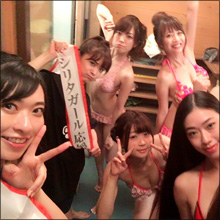 「ポロリ100%」の水泳大会! 恵比寿★マスカッツに負けじとグラドルたちも大ハッスル!!
