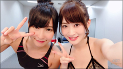 下乳丸出しのビキニで筋トレ! グラドル・メイリ、自慢のIカップボディにファン釘づけの画像1