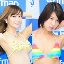 スレンダーとむっちりの夢の競演！　美人ユニット「まほりか（仮）」がイメージDVD発売!!