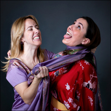 銭湯で悪口を言われた芸者が大あばれ