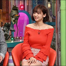 岡田紗佳、超ミニスカで太もも大胆露出！　着衣巨乳ぶりも見事で視聴者大興奮