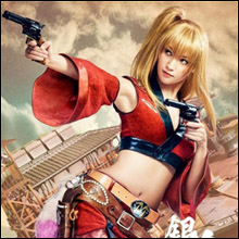 菜々緒、金髪ロング＆へそ出しルック！　映画『銀魂』セクシービジュアルに絶賛の声