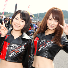 あの吉沢明歩がまさかのレースクイーンデビュー! 実力派ライダー関口太郎選手も紅潮しながら絶好調!?
