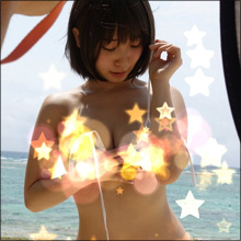 伊織もえ、バブみあふれる最新グラビア! ビキニの紐を外して超重量級爆乳を大胆アピール