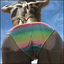 「試行錯誤した結果、ケツが一番映える」吉野七宝実、ド迫力のお尻ショット投稿!