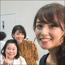 鷲見玲奈、重量級女子を圧倒する破壊力満点の着衣巨乳! ユサユサ揺れるスミパイにファン歓喜