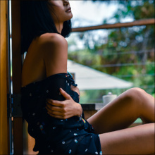 【エロ体験談】シングルマザーとベランダで合体