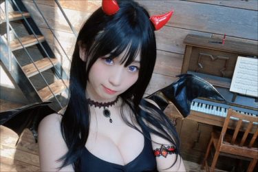 伊織もえ、はち切れそうなHカップ爆乳！　可愛すぎる悪魔コスプレに「天使に見える」