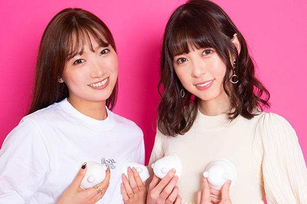 あおいれな&加美杏奈、大はしゃぎの乳首インタビュー! 最新チクニーグッズ『バストバスター』の破壊力に悶絶の画像12