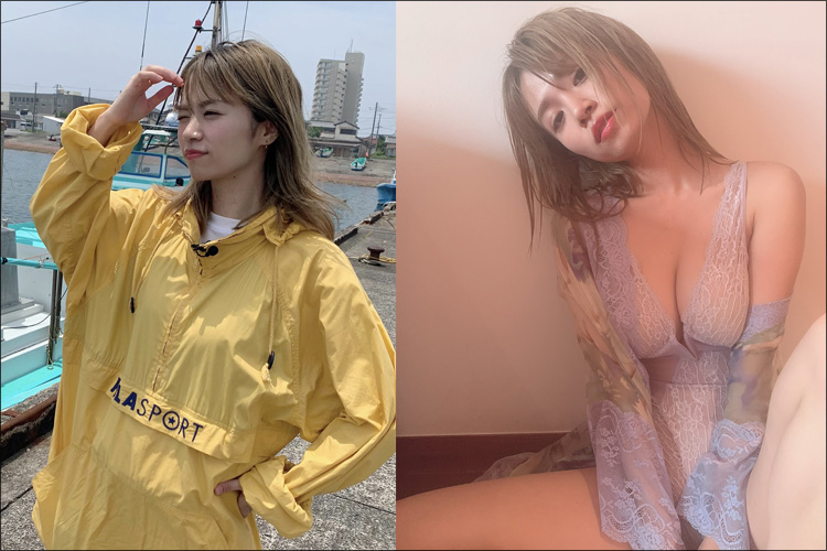 #脱いだときのギャップ選手権に菜乃花も参戦！　巨乳美女のギャップ投稿が話題に