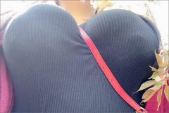 超爆乳コスプレイヤー・蝶月真綾、「おっぱいの日」にKカップを惜しみなく披露！　パイスラに超長いおっぱい！