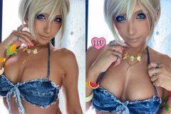 褐色コスプレイヤー・non、“黒ギャルみ”が激しい夏全開ビキニショット！