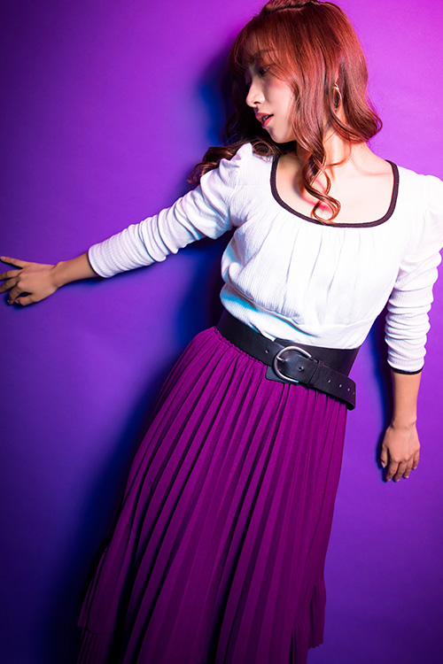 加美杏奈グラビア連載:Anna 12colors #Purpleの画像2