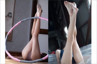 東大卒レイヤー・東堂とも、逆菜々緒ポーズで美脚＆美尻ぶりを超発揮！