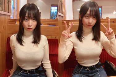 伊織もえ、「〇〇に使っていいよ」画像で着衣巨乳発揮！