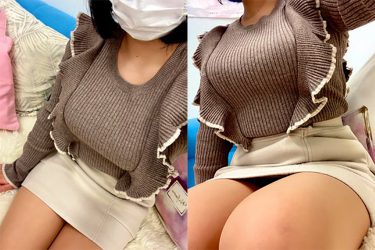ミニロリコスプレイヤー・さくらこ、キュートなのに狂暴な着衣巨乳ショット