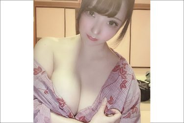 サク、旅館の浴衣からあふれる美爆乳！　半端ない色気に「寝れなくなりそう…」