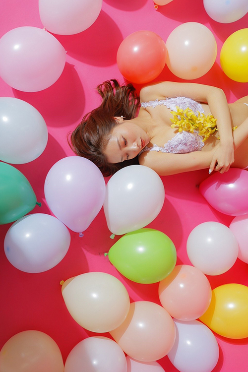 加美杏奈グラビア連載：Anna 12colors / February , Pinkの画像20