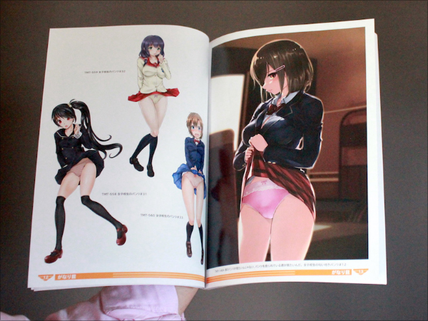 春はパンチラの季節　白木綿に横縞、花柄、シミ付きまで、夢に見たパンツイラストの集大成の画像4