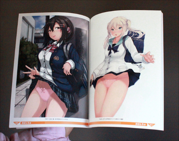 春はパンチラの季節　白木綿に横縞、花柄、シミ付きまで、夢に見たパンツイラストの集大成の画像9