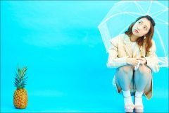 加美杏奈グラビア連載：Anna 12colors / June , light blue