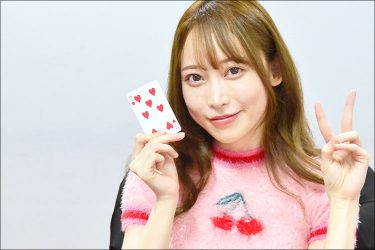 KMP専属・社長室室長・七瀬アリス、直撃インタビュー&ポーカー対決!