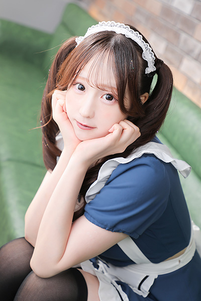 身体にぴったりとフィットしたメイド服でツインテールの美少女「めぐ」ちゃん登場！の画像7